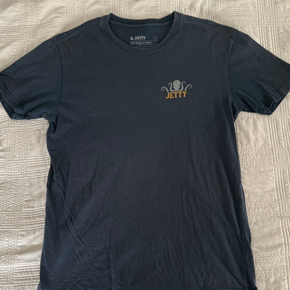 Jetty Men's Navy Tee - Short Sleeve Deep Sea Dwelers